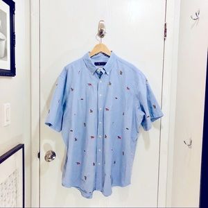Ralph Lauren Oversize Embroidered Short Sleeve
